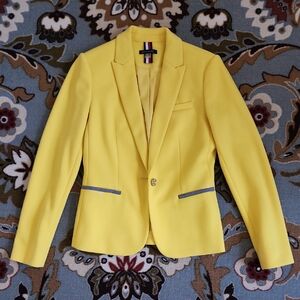 Tommy Hilfiger Yellow Women's Blazer